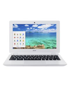 Acer - 11.6" Chromebook - Intel Celeron - 2GB Memory - 16GB eMMC Flash Memory - Moonstone White