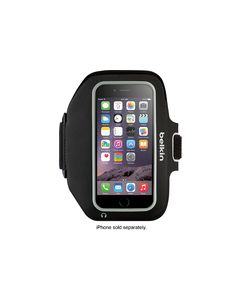 Belkin - Sport-Fit Plus Armband for Apple® iPhone® 6 Plus and 6s Plus - Black