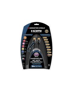 Monster - Black Platinum Ultimate 9' In-Wall HDMI Cable - Black