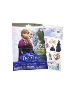 Savvi - Disney Frozen Temporary Tattoos (25-Count) - Blue/Pink/White