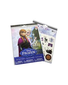 Savvi - Disney Frozen Temporary Tattoos (50-Count) - Blue/Pink/White