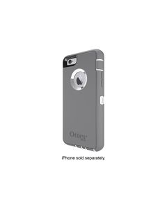 OtterBox - Defender Series Case for Apple® iPhone® 6 - White/Gunmetal Gray