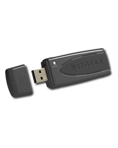 Netgear - RangeMax IEEE 802.11n USB - Wi-Fi Adapter - Black