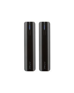 PNY - PowerPack 2600 USB Rechargeable External Batteries (2-Pack) - Black