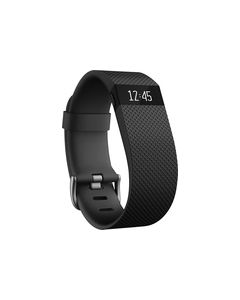 Fitbit - Charge HR Activity Tracker + Heart Rate (Large) - Black