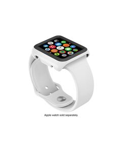 Speck - CandyShell Fit Hard Shell Case for 38mm Apple Watch™ - White/Black