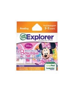 LeapFrog - Disney Minnie Mouse Bow-tique Super Surprise Party Game Cartridge for Select LeapFrog Devices - Multi