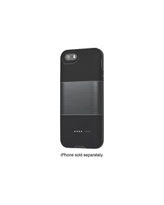 Logitech - Protection [+] Power External Battery Case for Apple® iPhone® 5 and 5s - Black Gunmetal