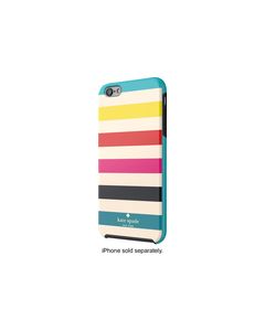 kate spade new york - Candy Stripe Hybrid Hard Shell Case for Apple® iPhone® 6 Plus - Turquoise/Yellow/Orange/Pink/Navy