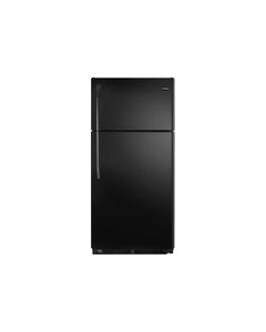 Frigidaire - 18.0 Cu. Ft. Top-Freezer Refrigerator - Black