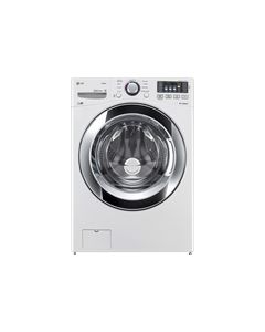 LG - 4.3 Cu. Ft. 9-Cycle High-Efficiency Steam Front-Loading Washer - White