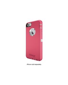 OtterBox - Defender Series Case with Holster for Apple® iPhone® 6 Plus - Neon Rose