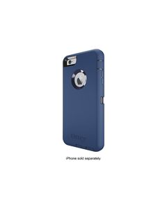 OtterBox - Defender Series Case with Holster for Apple® iPhone® 6 Plus - Admiral Blue