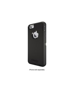 OtterBox - Defender Series Case with Holster for Apple® iPhone® 6 Plus - Black