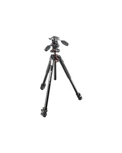 Manfrotto - 190X 67.7" Tripod Kit - Black