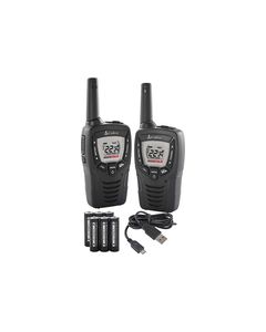 Cobra - 23-Mile, 22-Channel FRS/GMRS 2-Way Radio (Pair) - Black