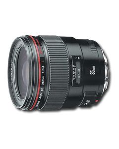 Canon - EF 35mm f/1.4L USM Wide-Angle Lens - Black