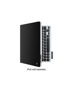 Logitech - Keyboard Folio Case for Apple® iPad® 2, iPad 3rd Generation and iPad with Retina - Carbon Black