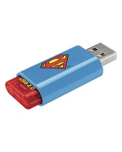 Emtec - C600 Superman 8GB USB 2.0 Flash Drive - Black
