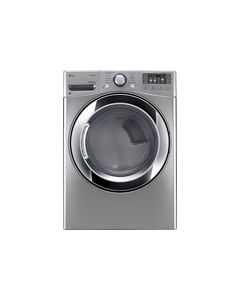 LG - SteamDryer 7.4 Cu. Ft. 10-Cycle Steam Gas Dryer - Graphite Steel
