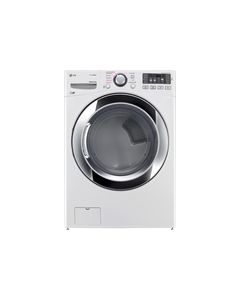 LG - SteamDryer 7.4 Cu. Ft. 10-Cycle Steam Gas Dryer - White