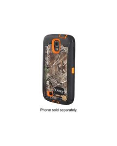 OtterBox - Defender Series Case for Samsung Galaxy S 4 Mobile Phones - Blaze Orange/Realtree Black Camo