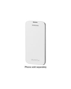 Samsung - Flip-Cover Case for Samsung Galaxy S 4 Mobile Phones - White