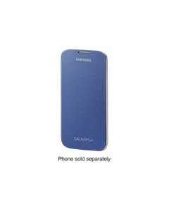 Samsung - Flip-Cover Case for Samsung Galaxy S 4 Mobile Phones - Blue