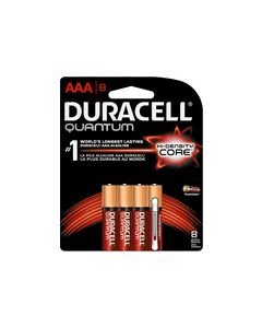 Duracell - Quantum AAA Batteries (8-Pack) - Red