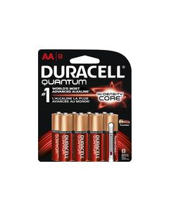 Duracell - Quantum AA Batteries (8-Pack) - Red