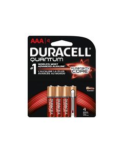 Duracell - Quantum AAA Batteries (4-Pack) - Red