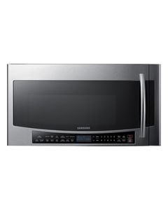 Samsung - 1.7 Cu. Ft. Convection Over-the-Range Microwave - Stainless Steel