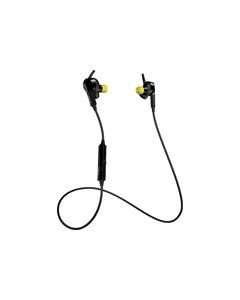 Jabra - SPORT PULSE Wireless Earbud Headphones with Built-In Heart Rate Monitor - Black/Yellow