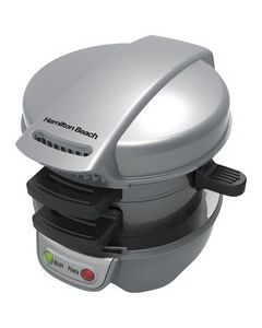 Hamilton Beach - Breakfast Sandwich Maker - Silver