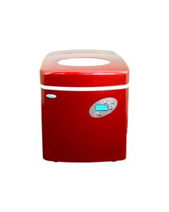 NewAir - 17" 50-Lb. Freestanding Icemaker - Red