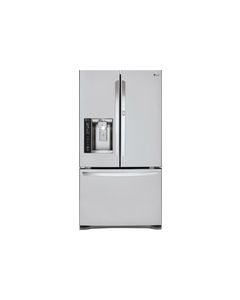 LG - Door-in-Door 23.9 Cu. Ft. French Door Refrigerator with Thru-the-Door Ice and Water - Stainless-Steel