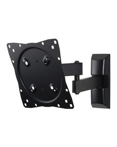 Peerless-AV - Full-Motion TV Wall Mount for Most 22" - 40" Flat-Panel TVs - Extends 12.7" - Black