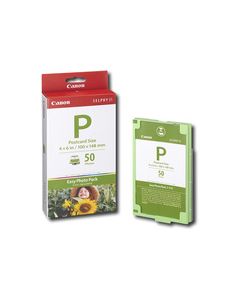 Canon - E-P50 Ink Cartridge + Photo Paper - Multicolor