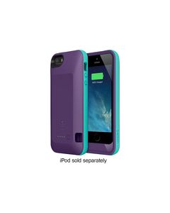 Belkin - Grip Power Battery Case for Apple® iPhone® 5 and 5s - Purple/Teal