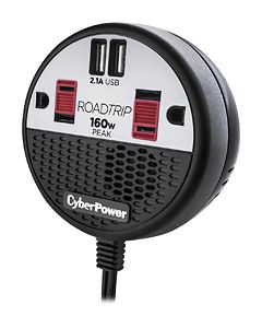 CyberPower - RoadTrip 160 Power Inverter - Black/Red