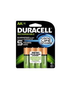 Duracell - Rechargeable AA Batteries (4-Pack) - Green