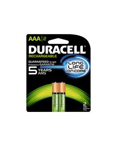 Duracell - Rechargeable AAA Batteries (2-Pack) - Green