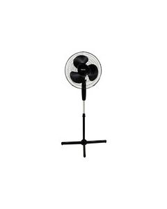 Impress - 16" Oscillating Stand Fan - Black