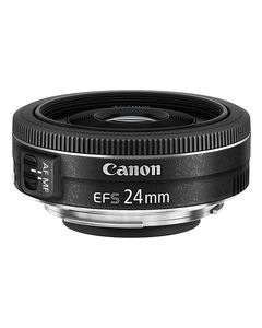 Canon - EF-S 24mm f/2.8 STM Standard Lens for Canon APS-C Cameras - Black