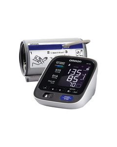 Omron - 10 SERIES Advanced Accuracy Upper Arm Blood Pressure Monitor - Gray/White/Black