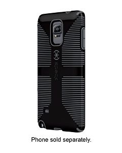 Speck - Candyshell Grip Case for Samsung Galaxy Note 4 Cell Phones - Black/Gray