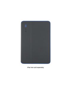 Speck - Durafolio Case for Apple® iPad® mini, iPad mini 2 and iPad mini 3 - Slate Gray/Blue