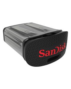 SanDisk - Ultra Fit 64GB USB 3.0 Flash Drive - Black/Silver