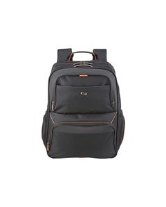 Solo - Urban Laptop Backpack - Black/Orange