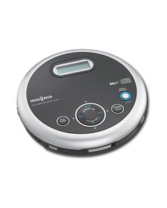 Insignia™ - Portable CD Player with FM Tuner and MP3 Playback - Black